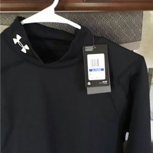 Black, under armour compression shirt, xl